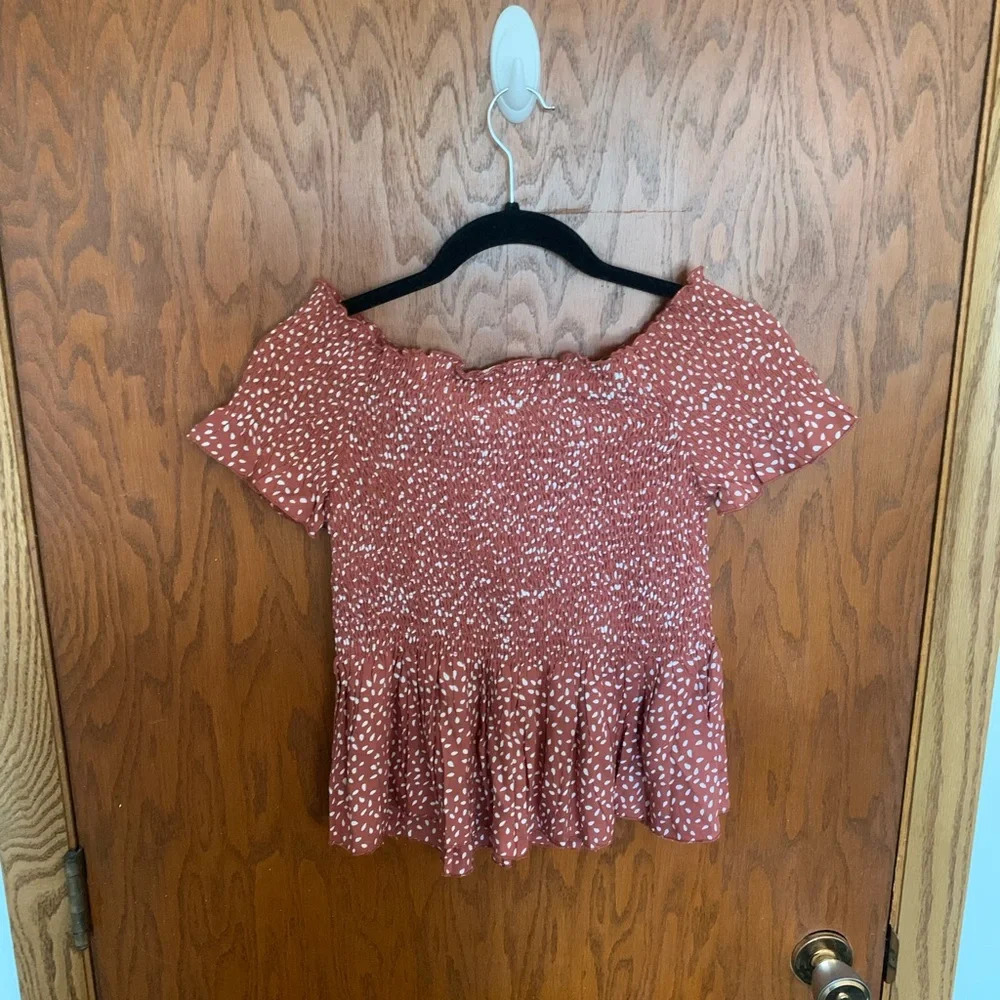 Japna Scrunched Off The Shoulder Blouse - Picture 3 of 5